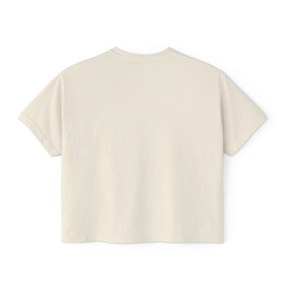 Baddie Boxy Tee — Women's Trendy Graphic Crop T-Shirt