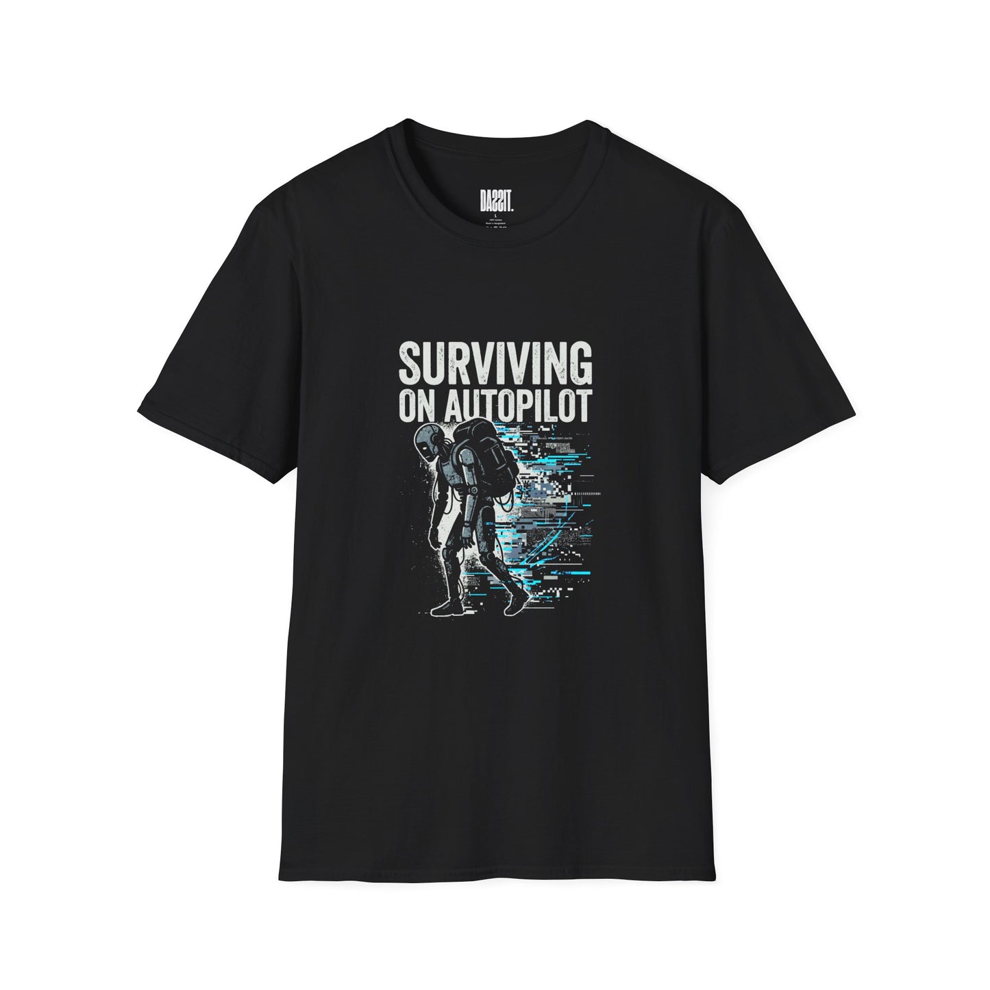 Surviving on Autopilot T-Shirt — Gamer Retro Astronaut Graphic Tee